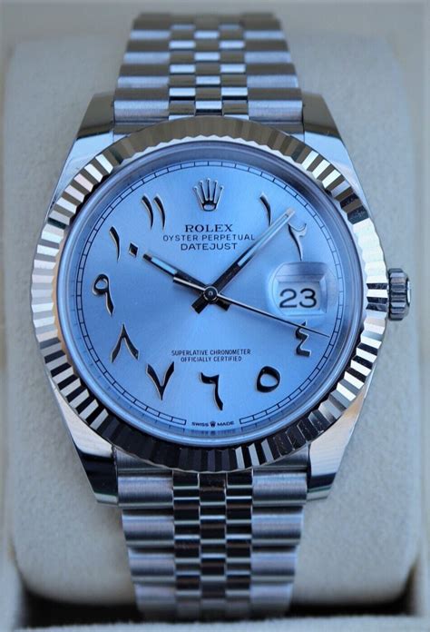 rolex arabic dial original|rolex datejust 41 arabic numerals.